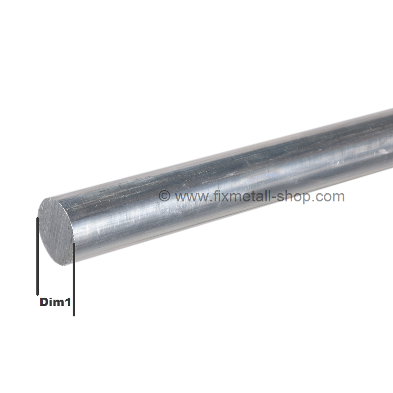Aluminium rund Ø 24mm Länge wählbar Rundstange Alu AlCuMgPb Rundmaterial Stab 